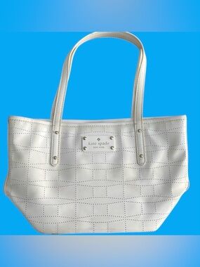 Kate Spade White Tote Purse